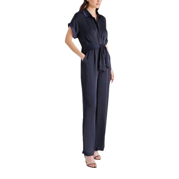 NEW STEVE MADDEN tori jumpsuit in midnight - Picture 2 of 3